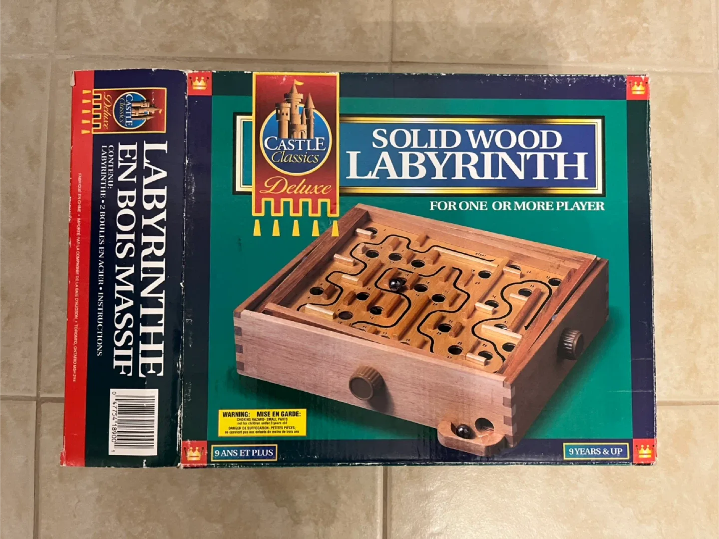 Castle Classics Deluxe Solid Wood Labyrinth Game image indicator(6)