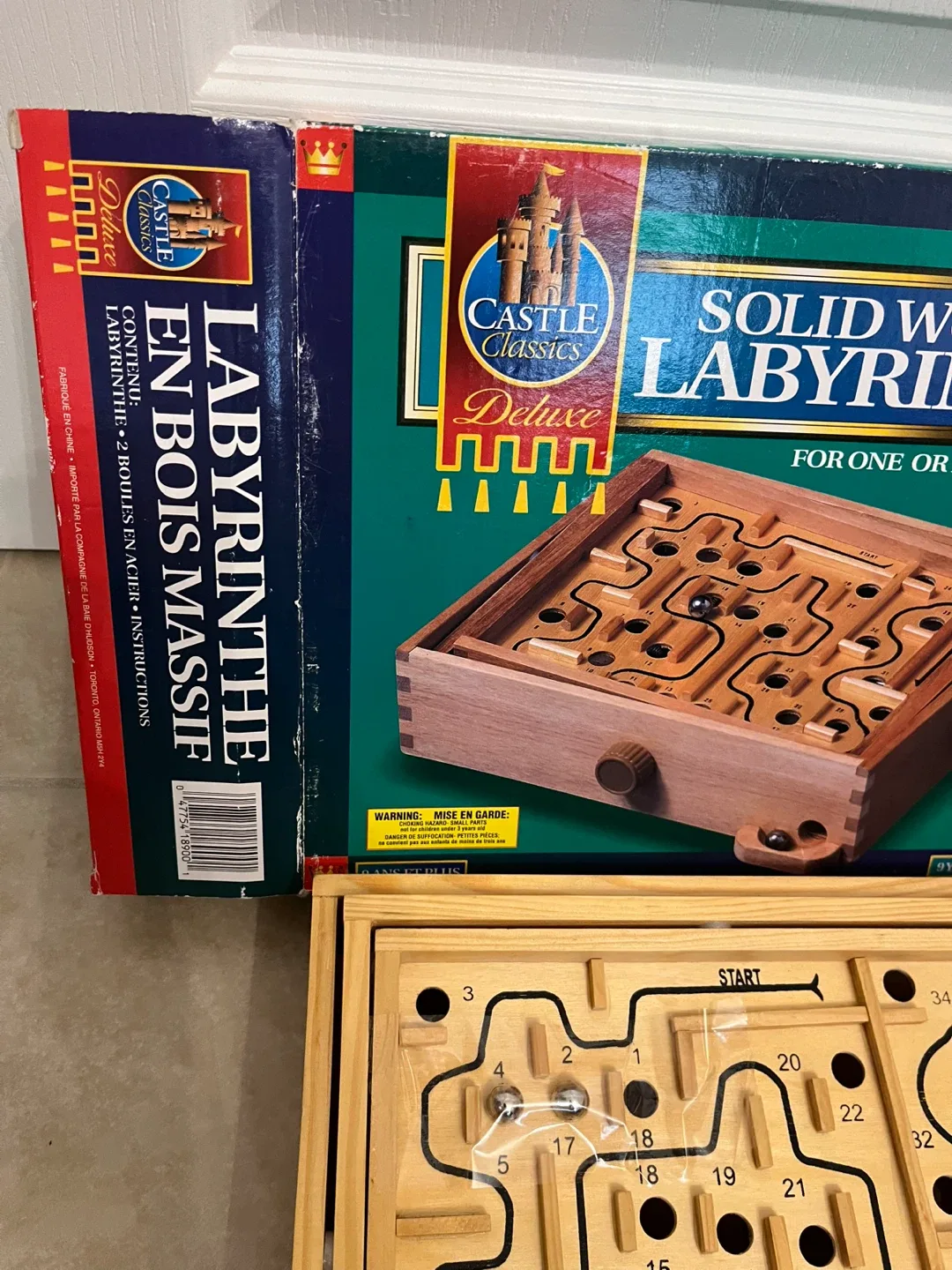 Castle Classics Deluxe Solid Wood Labyrinth Game image indicator(4)