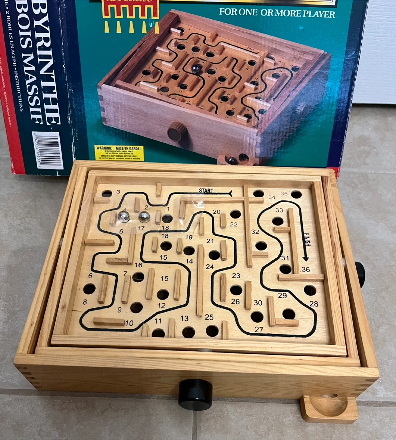 Castle Classics Deluxe Solid Wood Labyrinth Game image indicator(5)