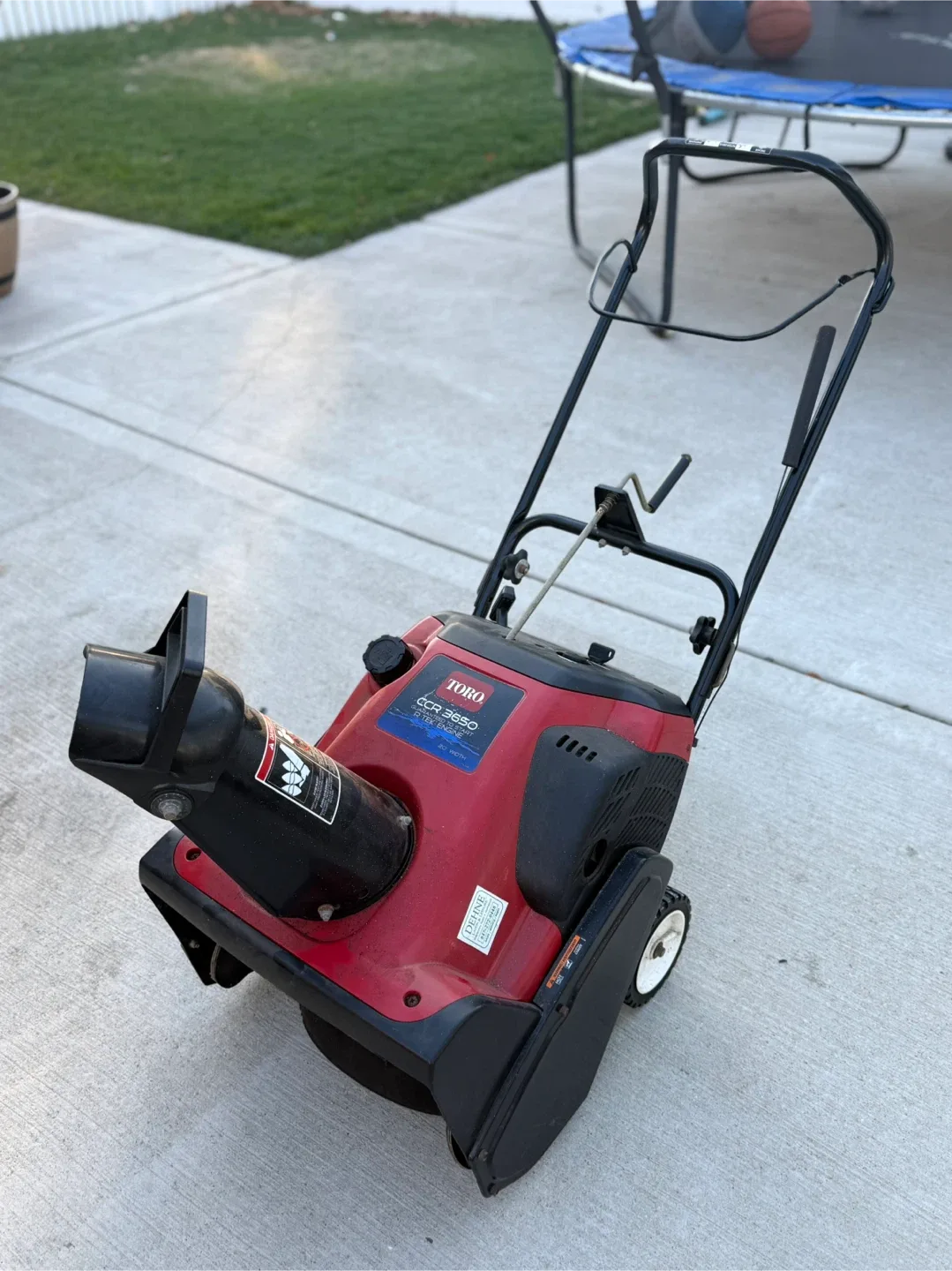 Toro CCR 3650 Snow Blower thumbnail