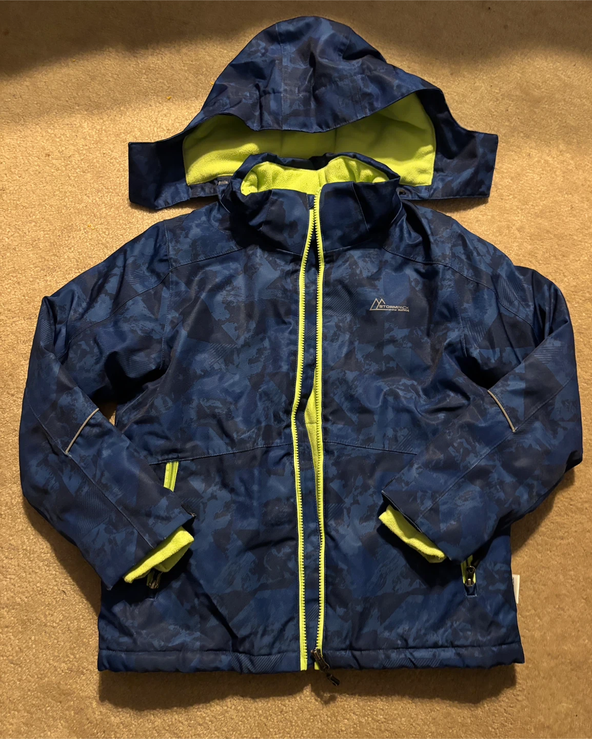 Stormpack Sunice Blue Kids' Jacket Size 12