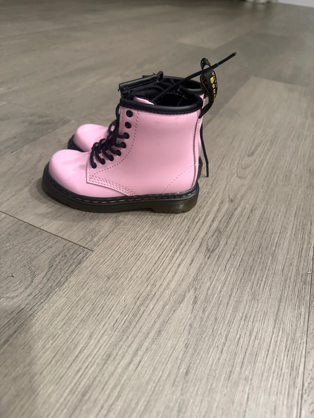 Dr. Martens pink toddler boots - US Size 8