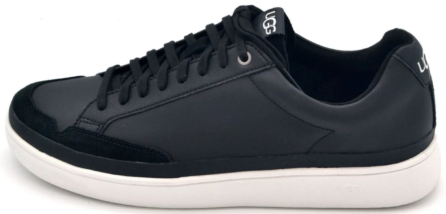UGG Leather Sneakers - Black thumbnail