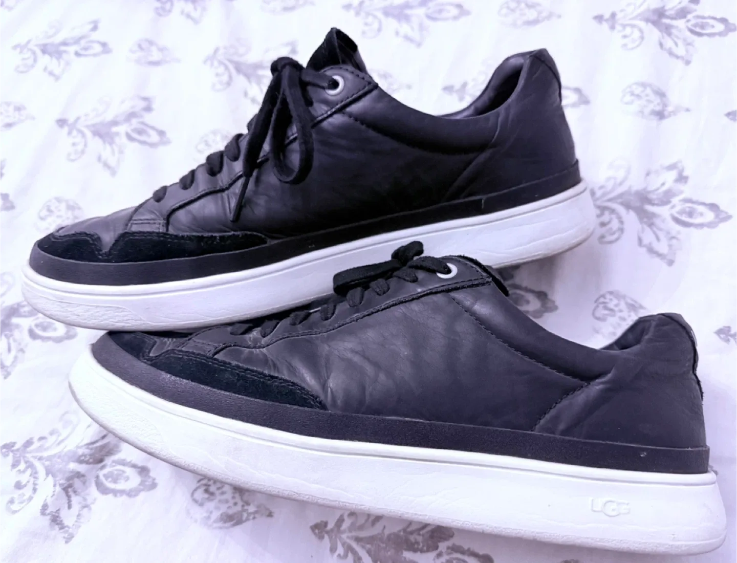 UGG Leather Sneakers - Black image indicator(5)