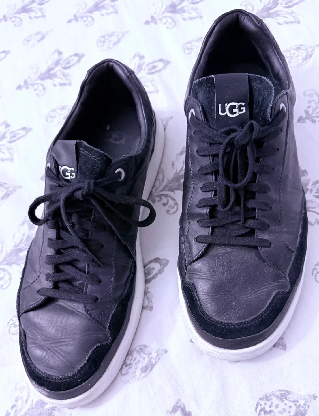 UGG Leather Sneakers - Black image indicator(4)