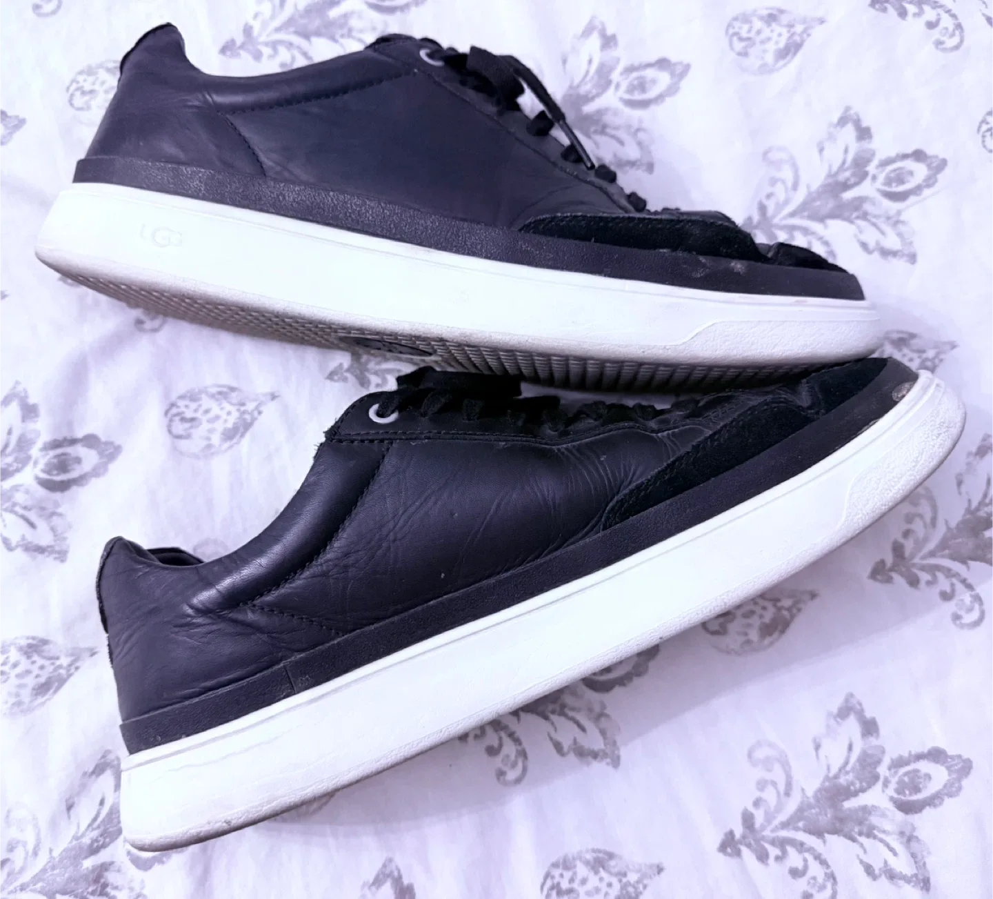 UGG Leather Sneakers - Black image indicator(6)