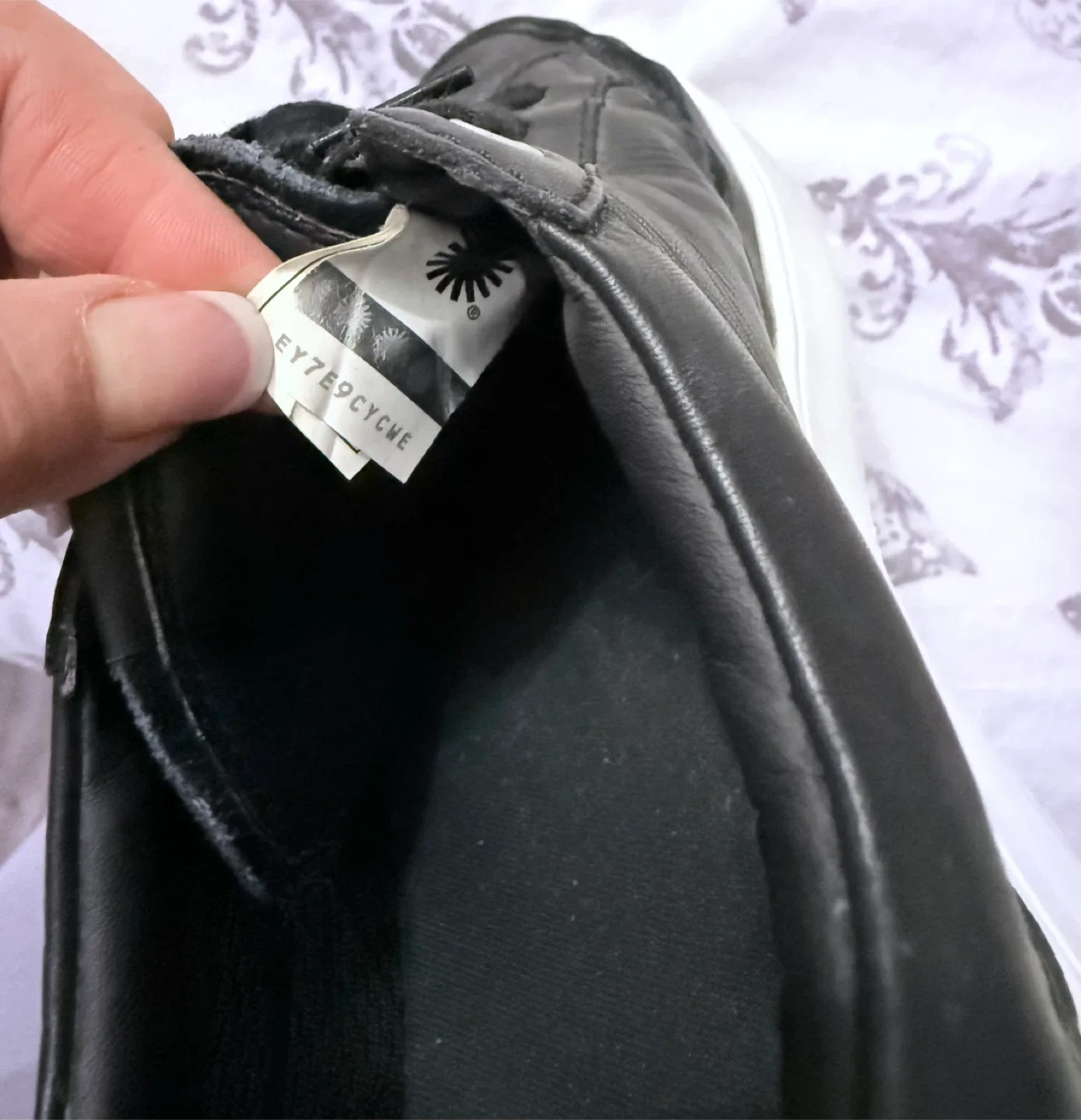 UGG Leather Sneakers - Black image indicator(8)