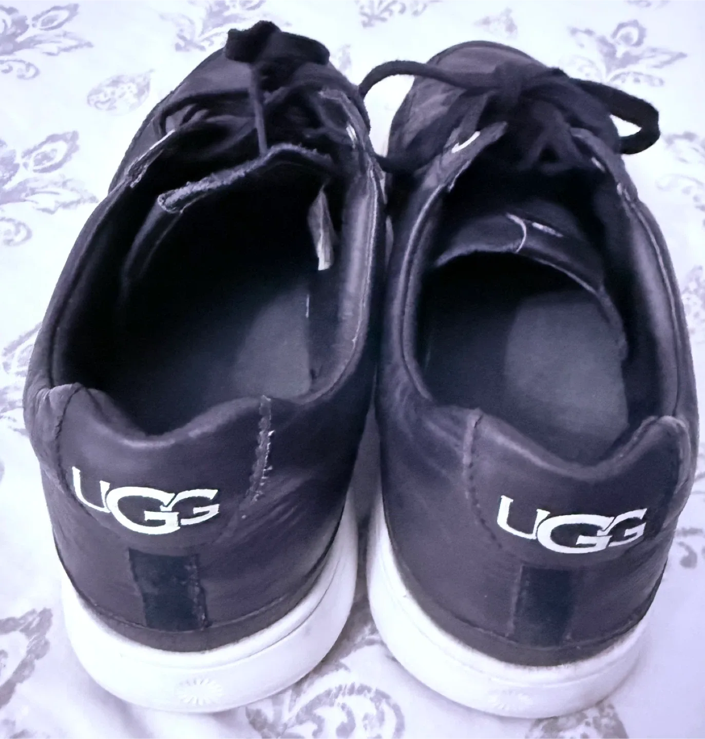 UGG Leather Sneakers - Black image indicator(10)