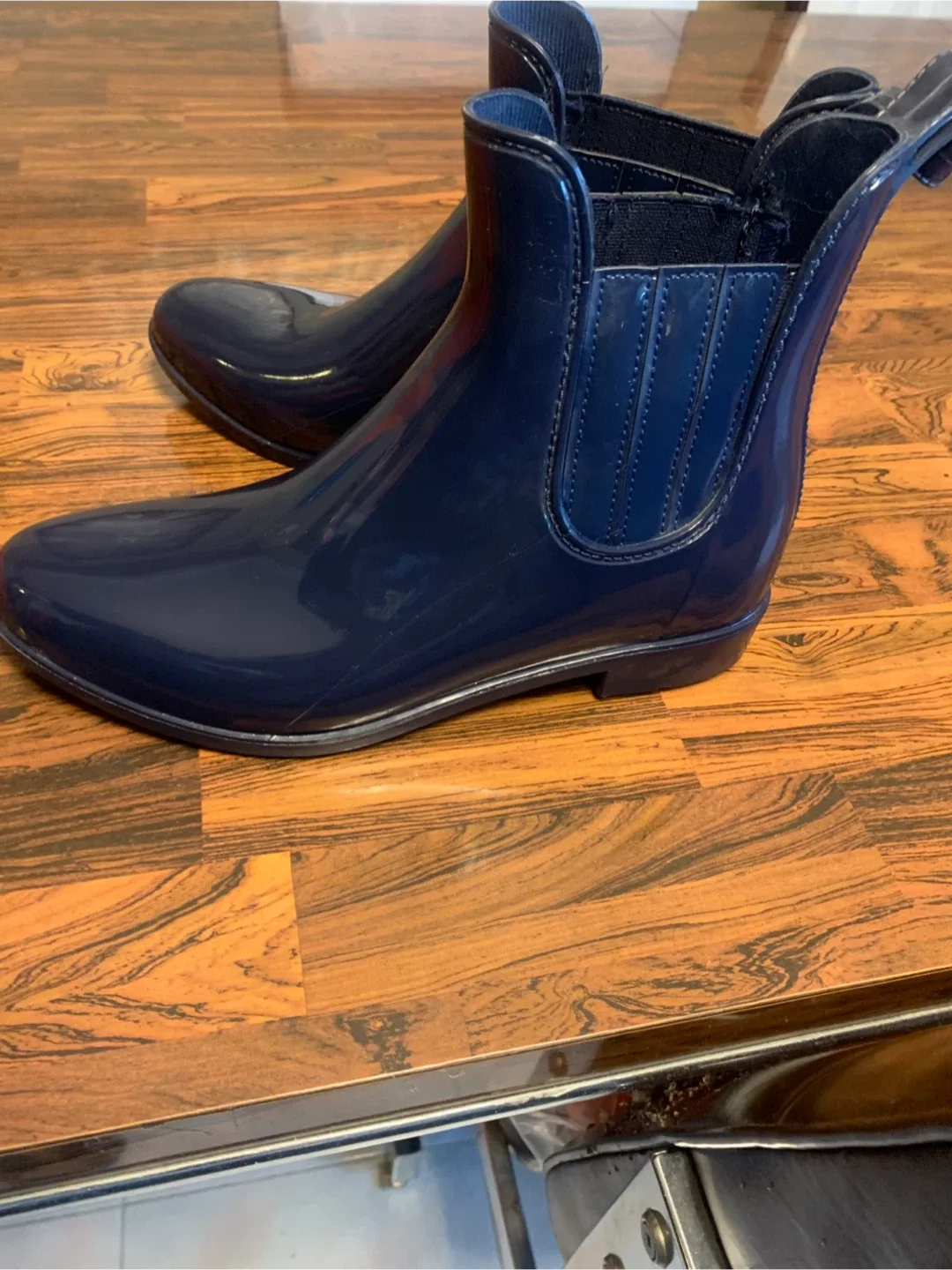 Joe Fresh Navy Blue Boots Size 10 image indicator(3)