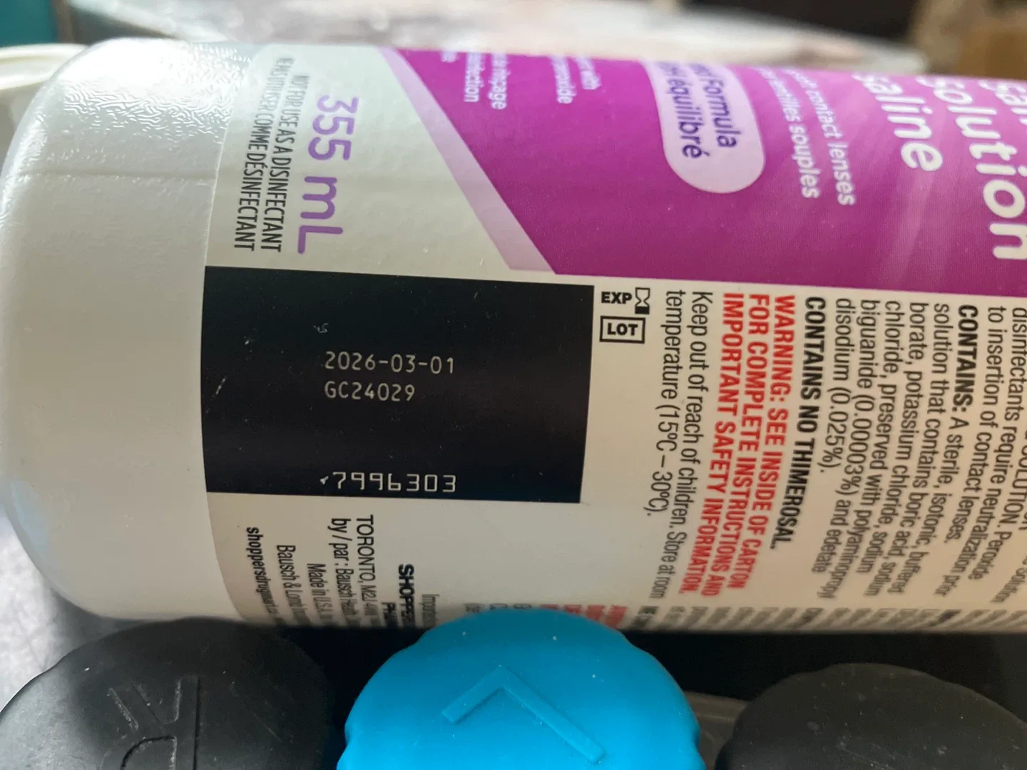 Life Brand Saline Solution for Contact Lenses