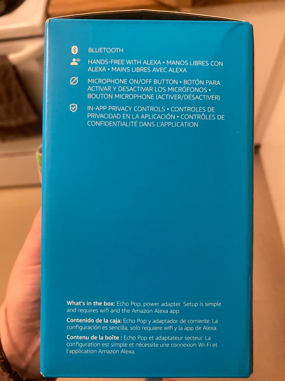 New Amazon Echo Pop Smart Speaker with Alexa image indicator(2)