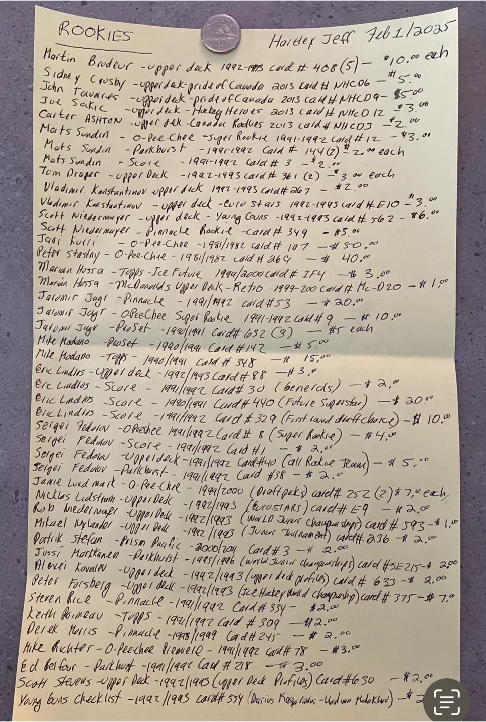 NHL ROOKIE CARDS image indicator(9)