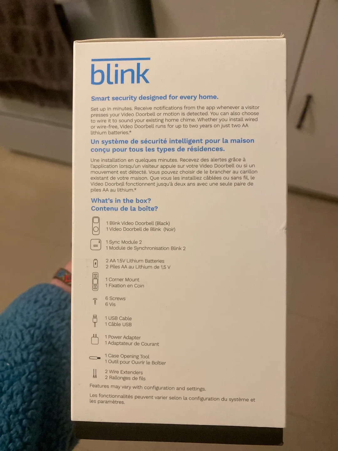 Blink Video Doorbell + Sync Module 2 - New in Box image indicator(4)