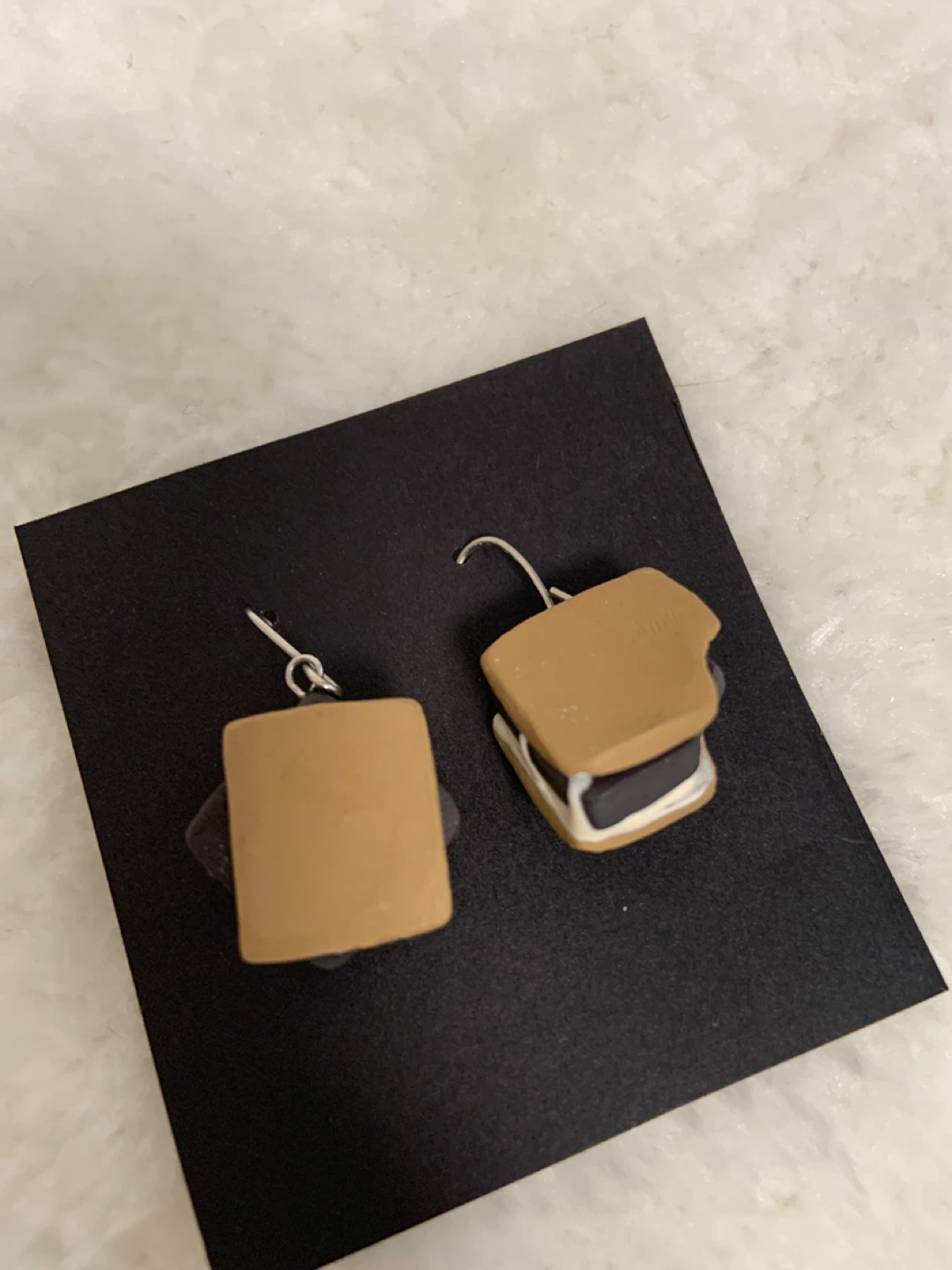 S'mores Earrings - Handmade - photo 3