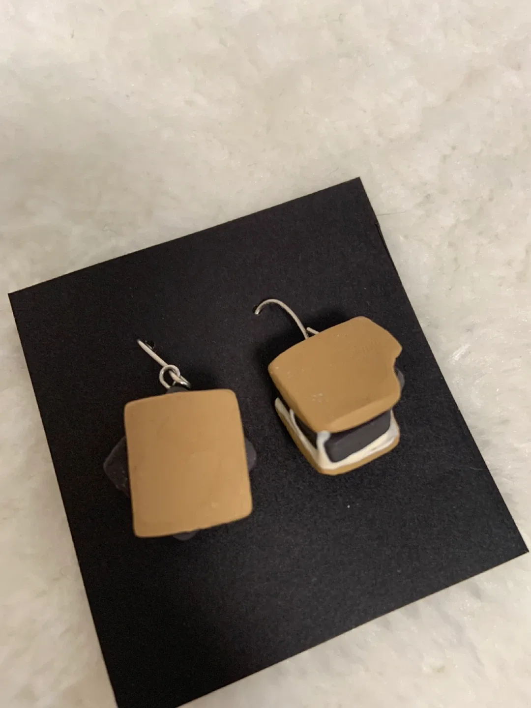 S'mores Earrings - Handmade image indicator(3)