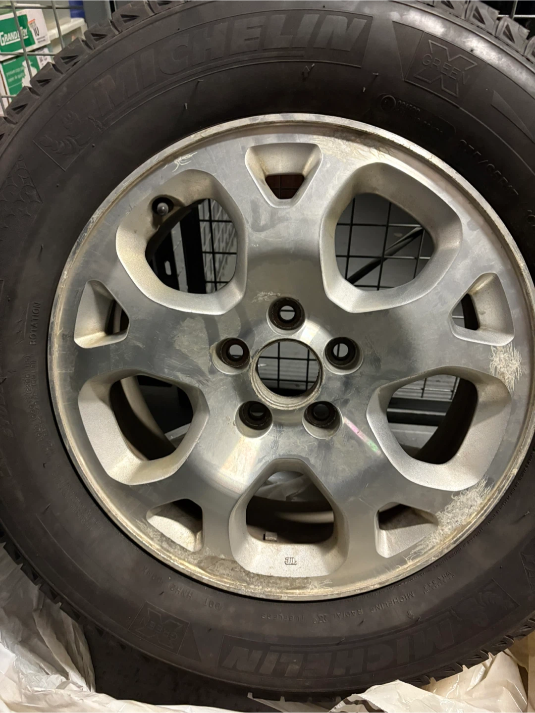 4 Winter Rims + Tires ( 235/65R17) - Decent Tread Left