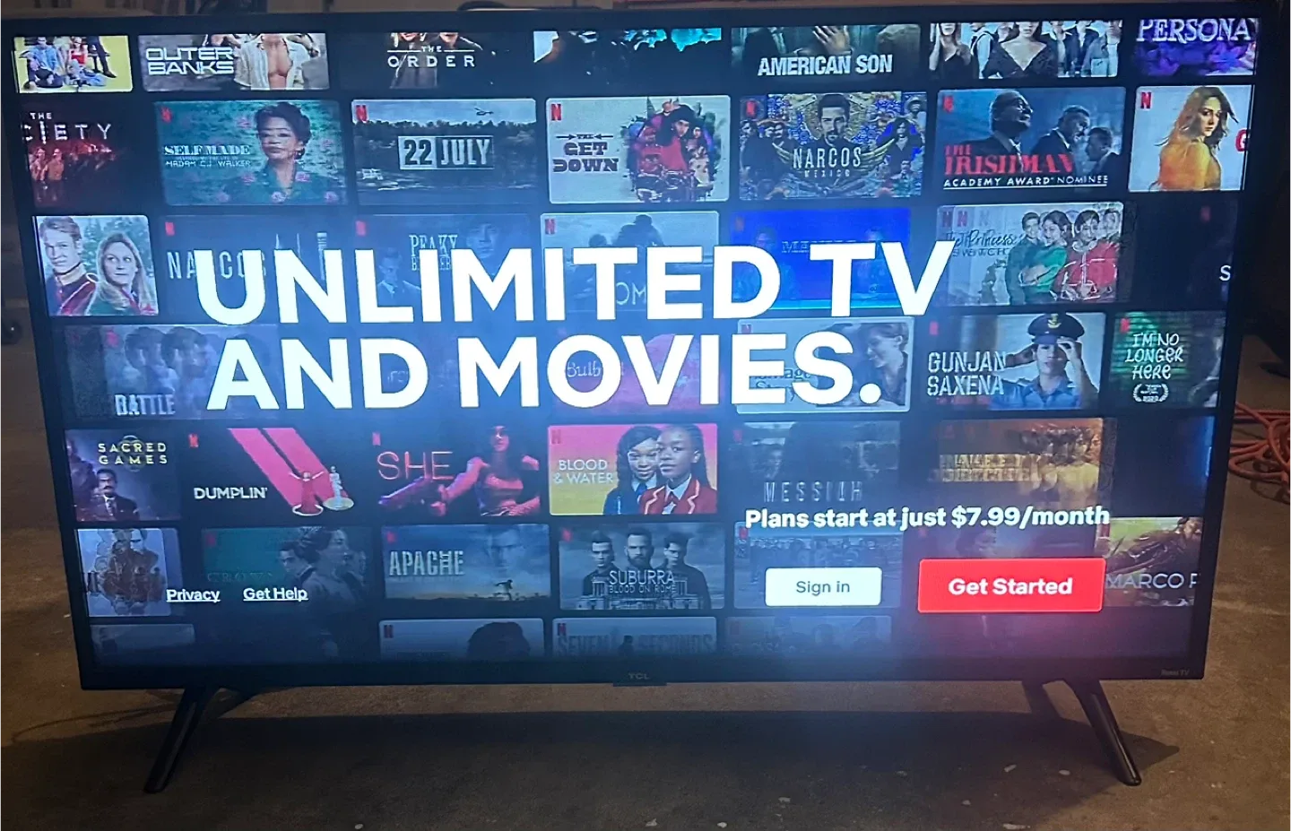 TCL Roku TV 40” image indicator(2)