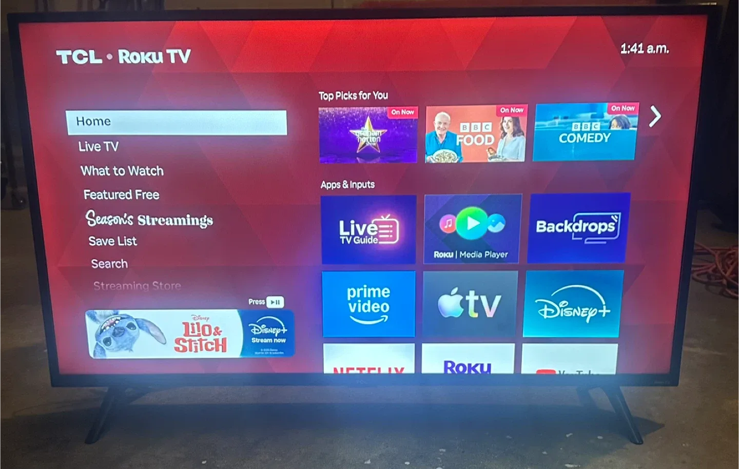 TCL Roku TV 40”