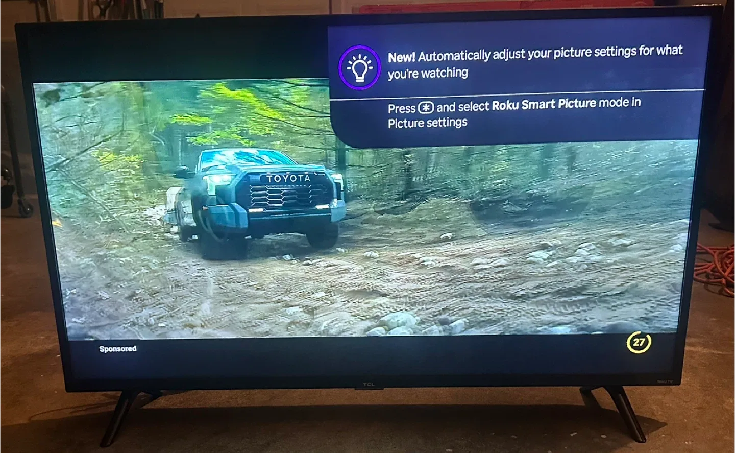 TCL Roku TV 40” image indicator(3)