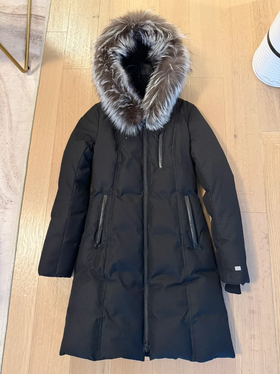 Soia & Kyo Black Down Coat - Size XXS