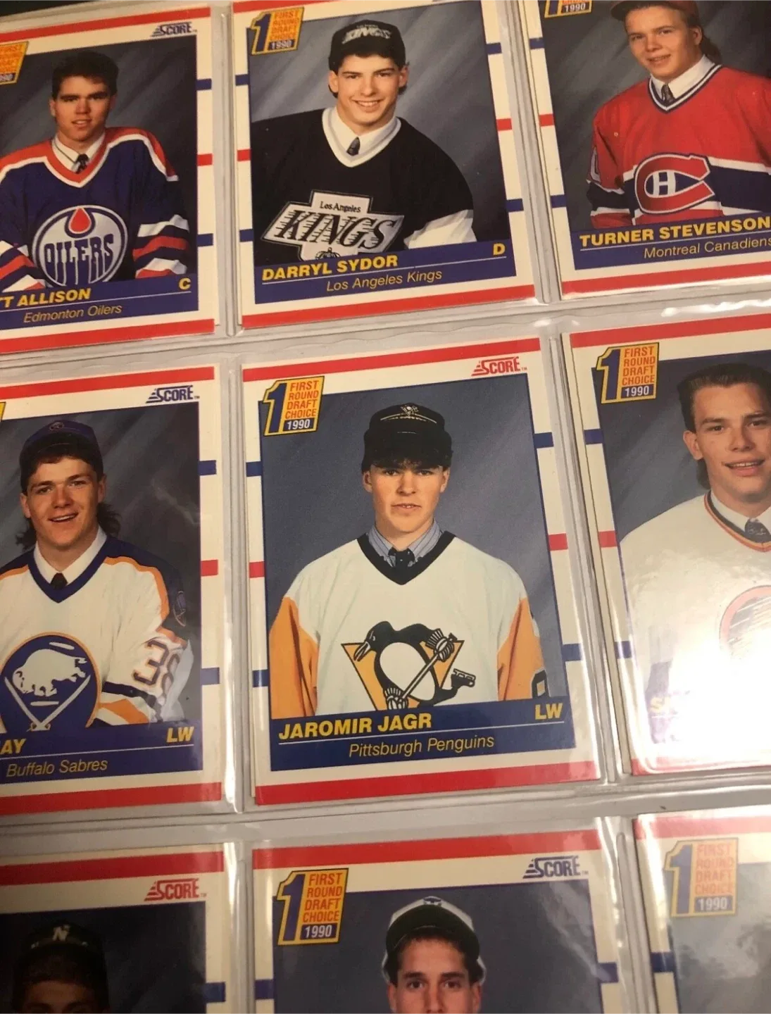 1989-90 score hockey cards American and Canadian Versions image indicator(6)