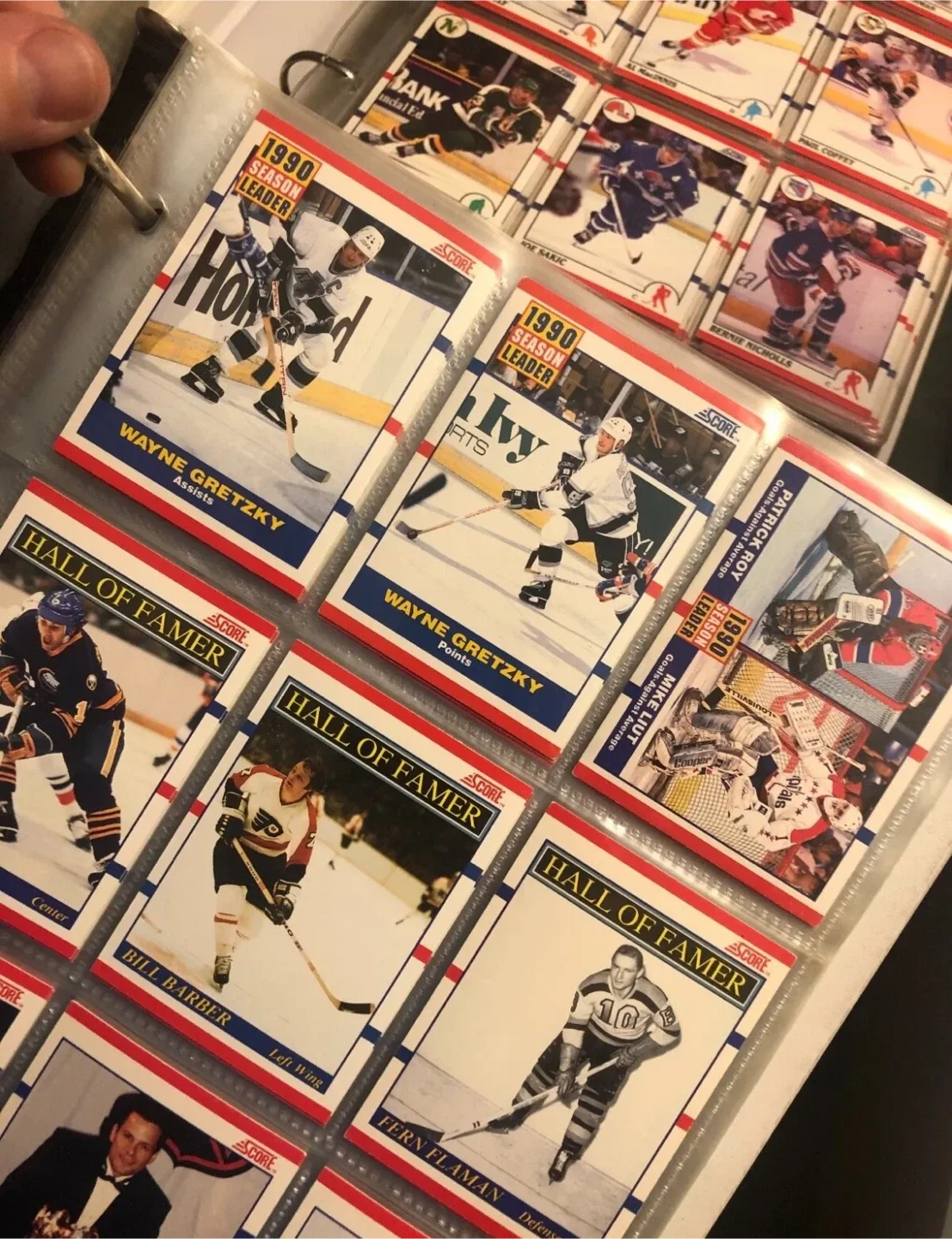 1989-90 score hockey cards American and Canadian Versions image indicator(7)