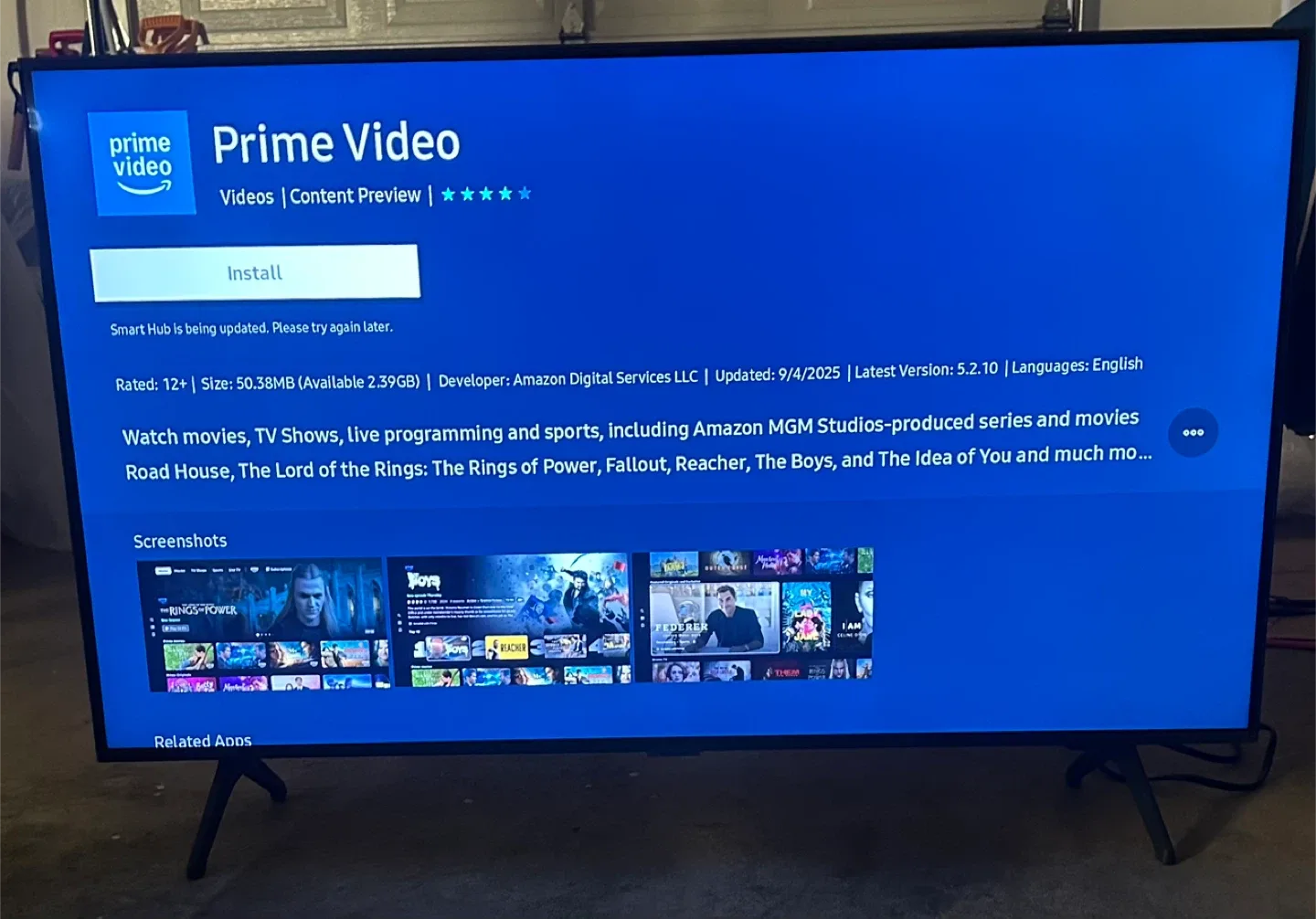 Samsung Smart TV 43” image indicator(3)