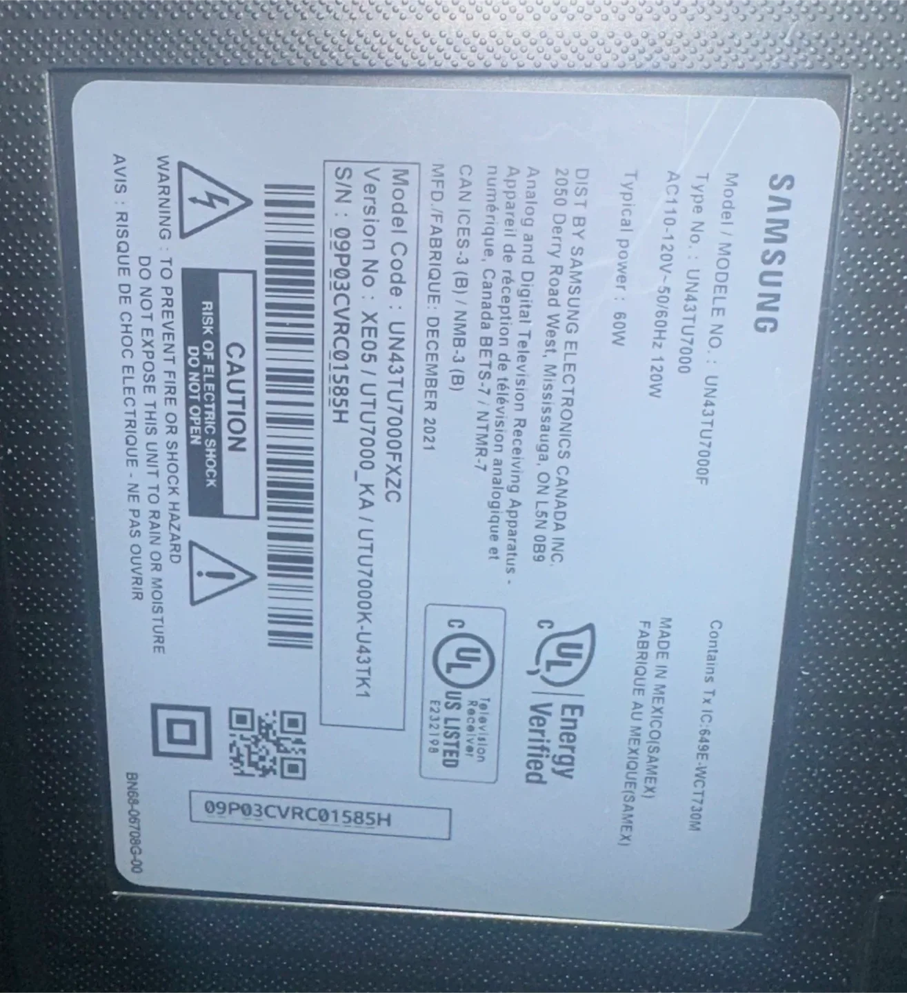 Samsung Smart TV 43” image indicator(6)