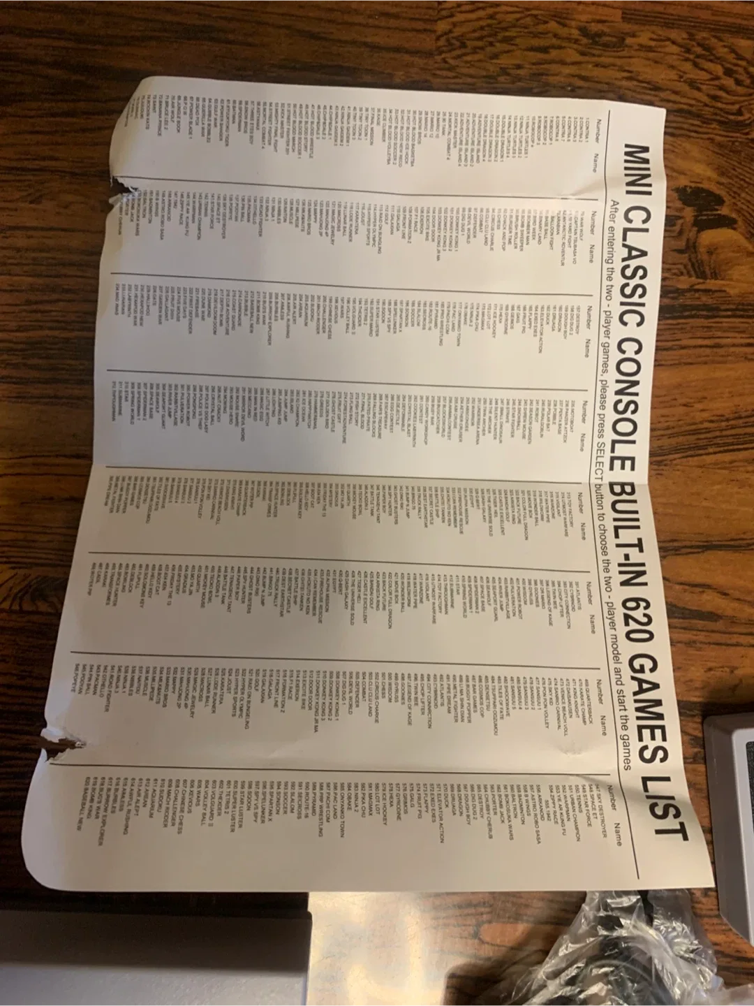 Mini Classic Console Built-in 620 Games image indicator(2)