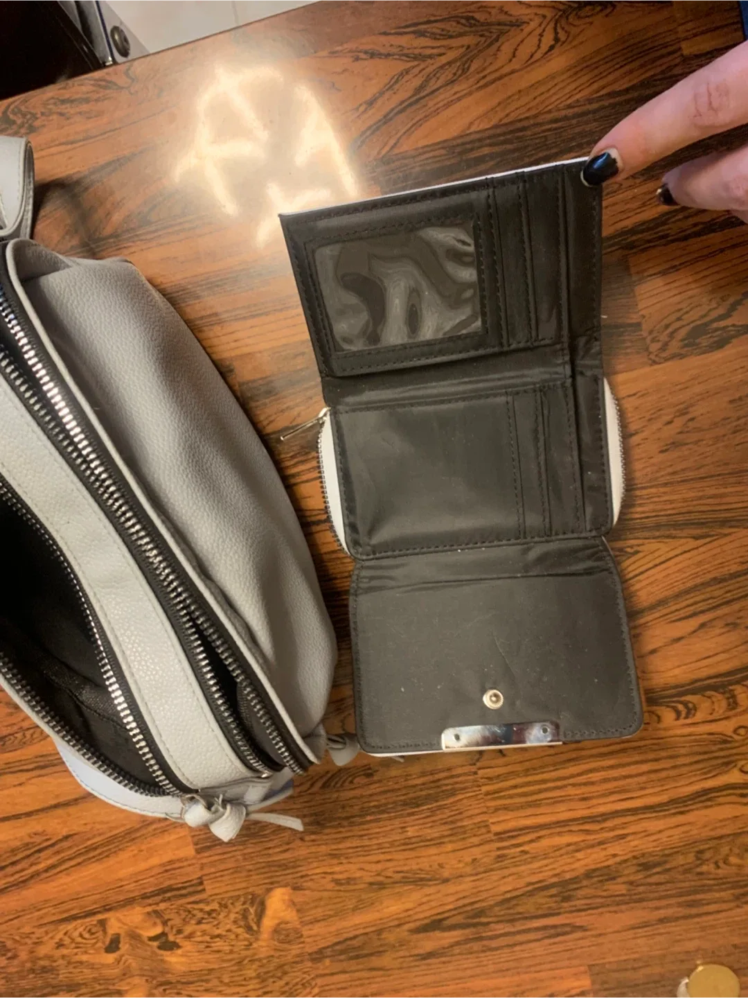 Light Blue Crossbody Bag & Wallet Set image indicator(4)