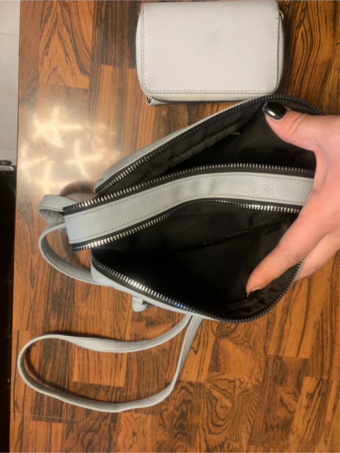 Light Blue Crossbody Bag & Wallet Set image indicator(3)