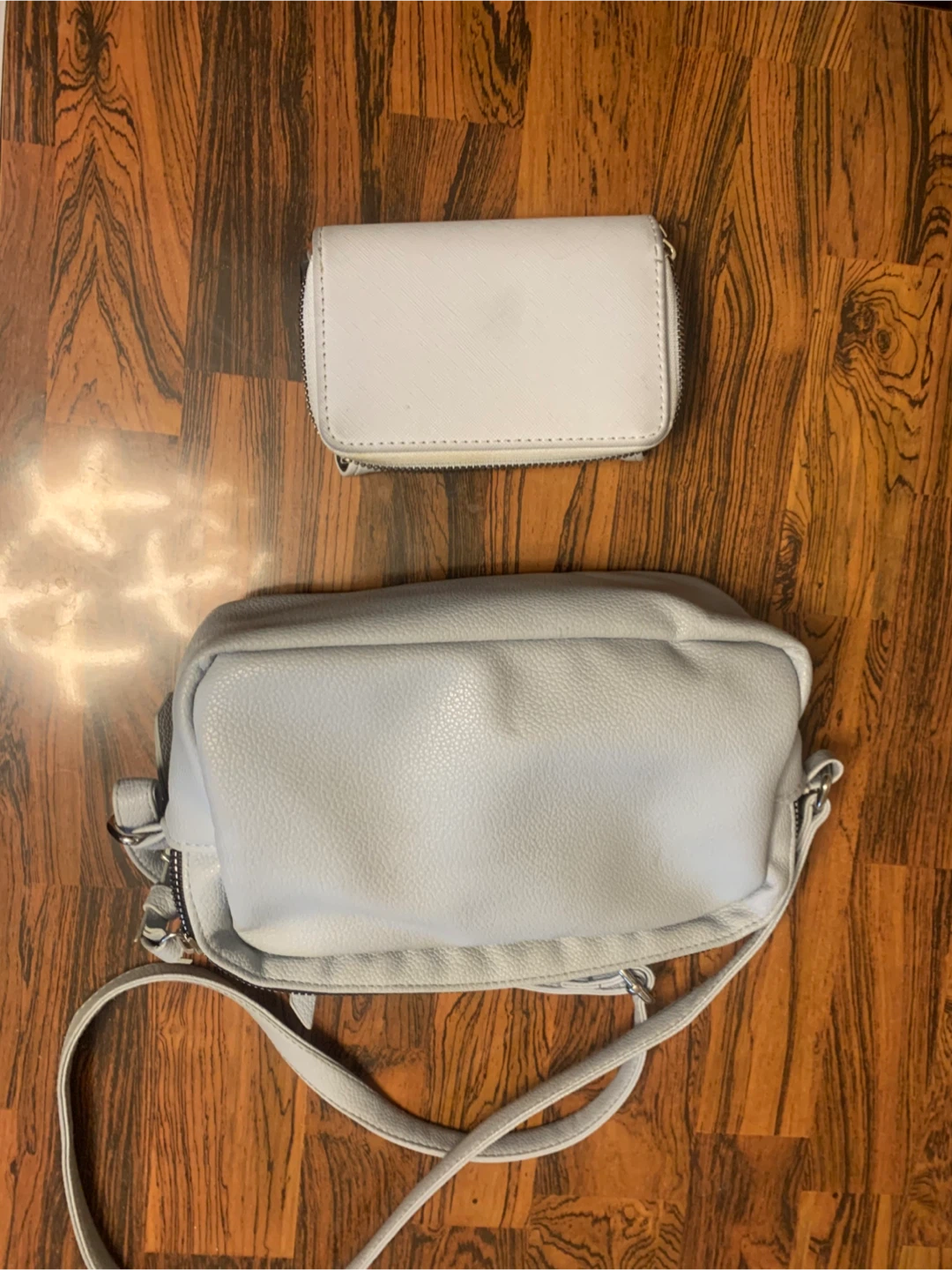 Light Blue Crossbody Bag & Wallet Set - photo 2