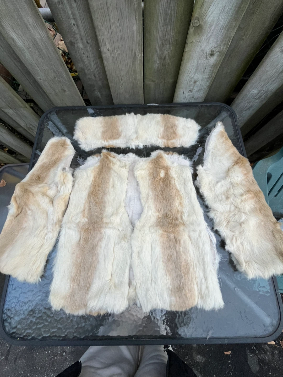 Fur Vest DIY Kit - Beige & Brown