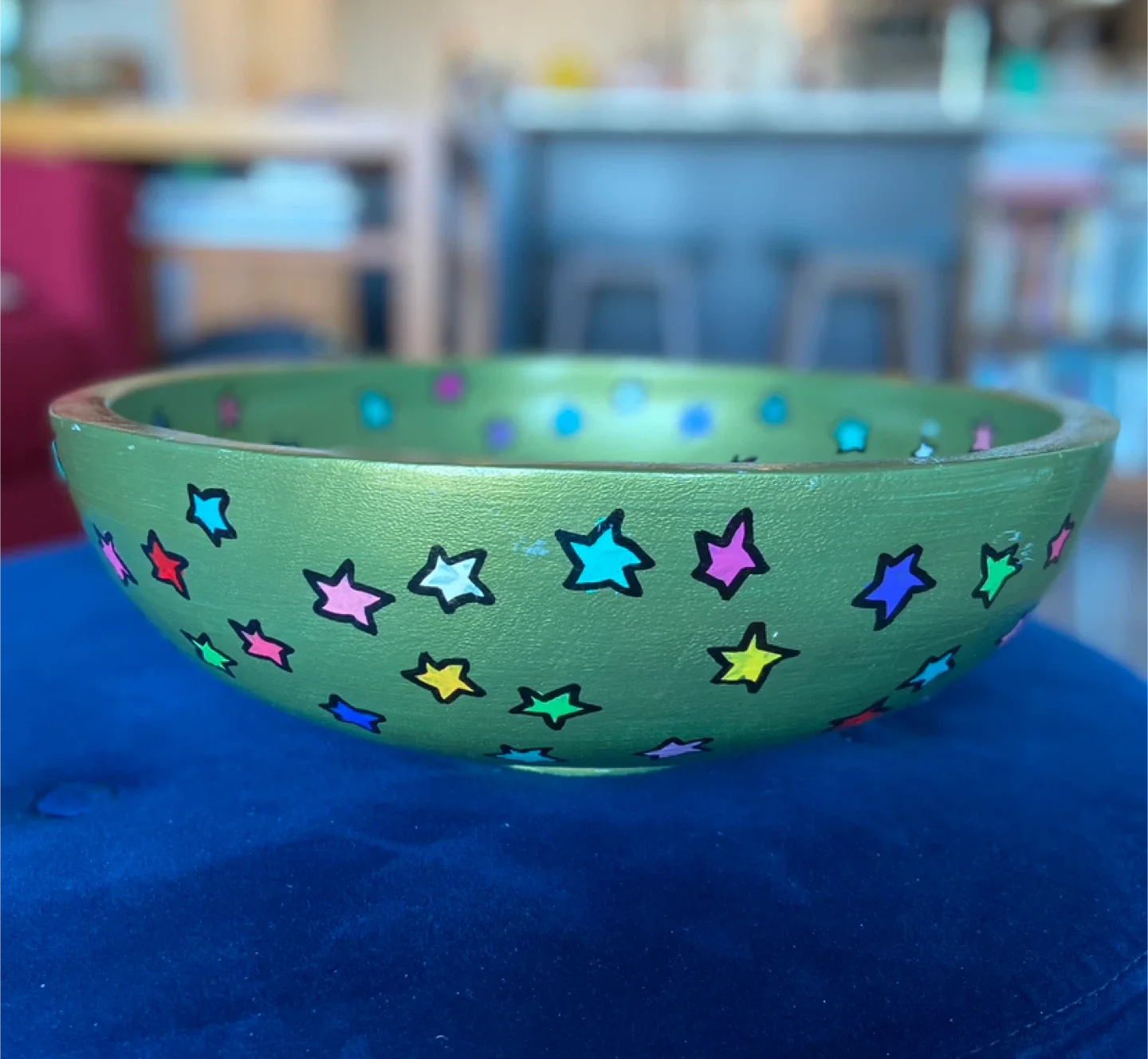 Hand-Painted Decorative Salad Bowls