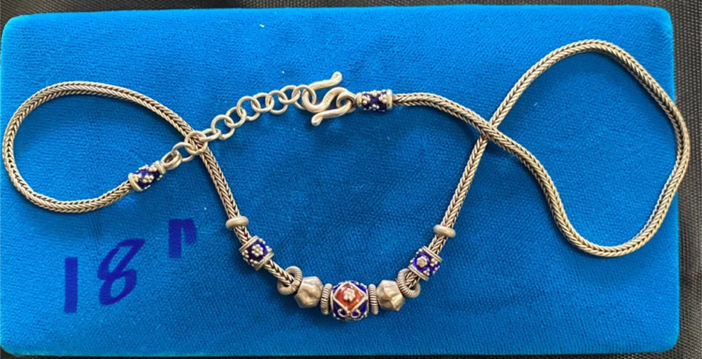 18" Silver Chain Necklace thumbnail