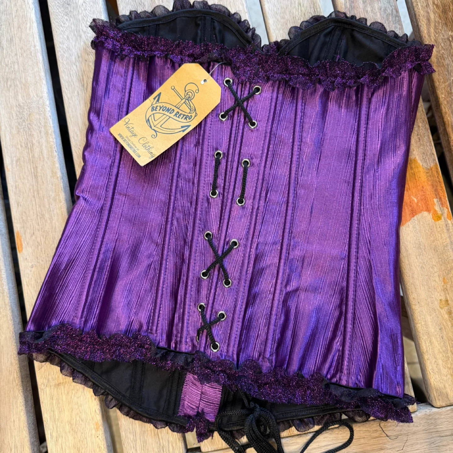 Music Legs Purple Corset Lingerie image indicator(2)