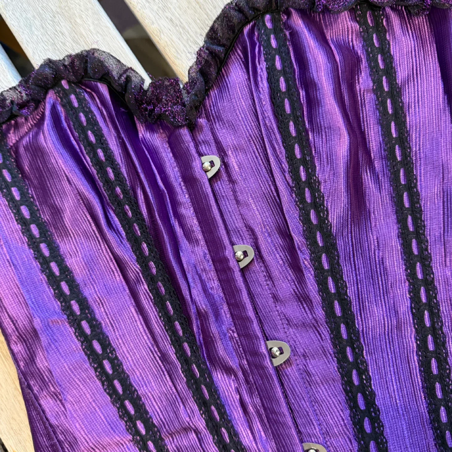 Music Legs Purple Corset Lingerie image indicator(3)