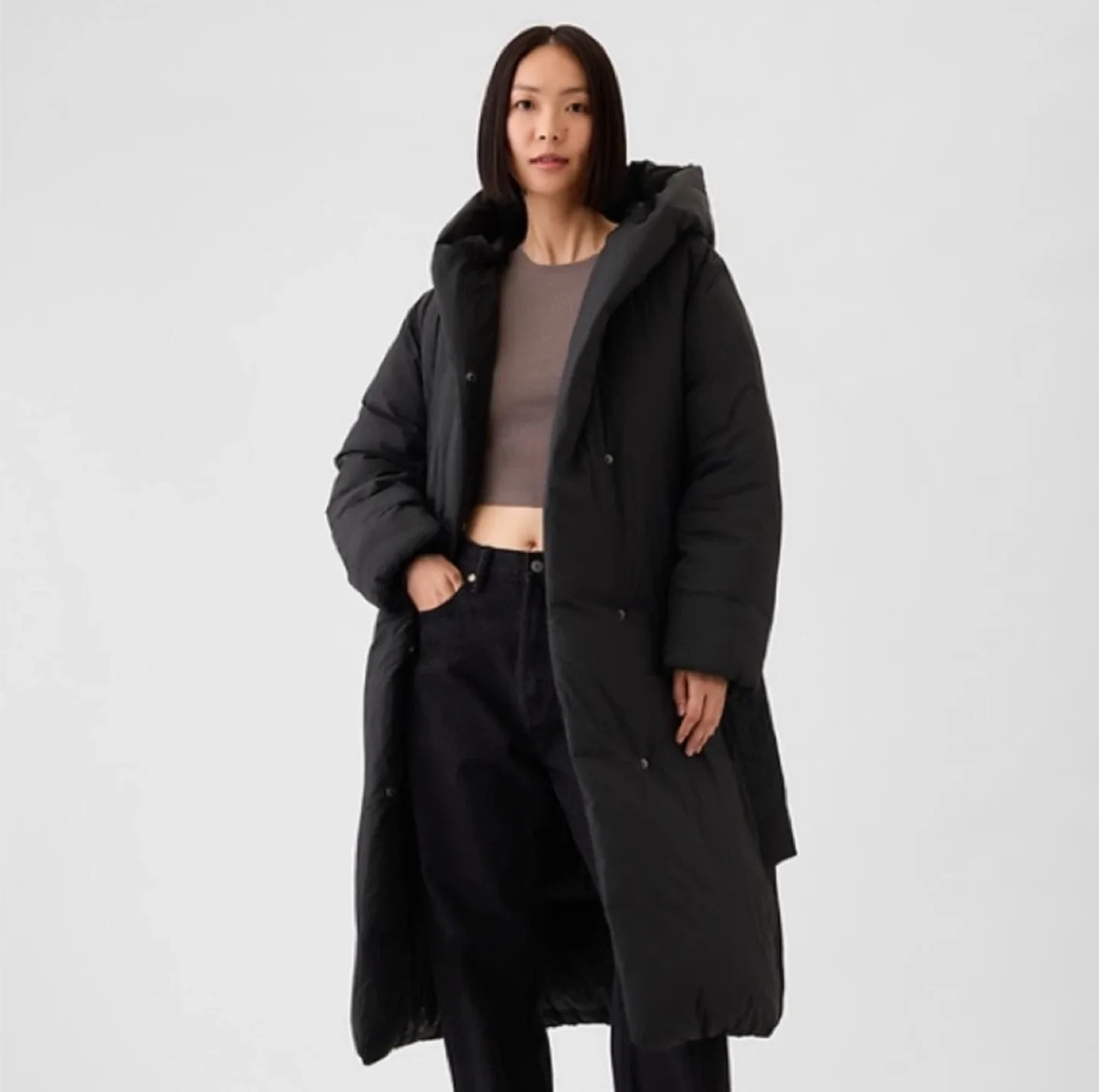 GAP duvet wrap Puffer Coat - Size M