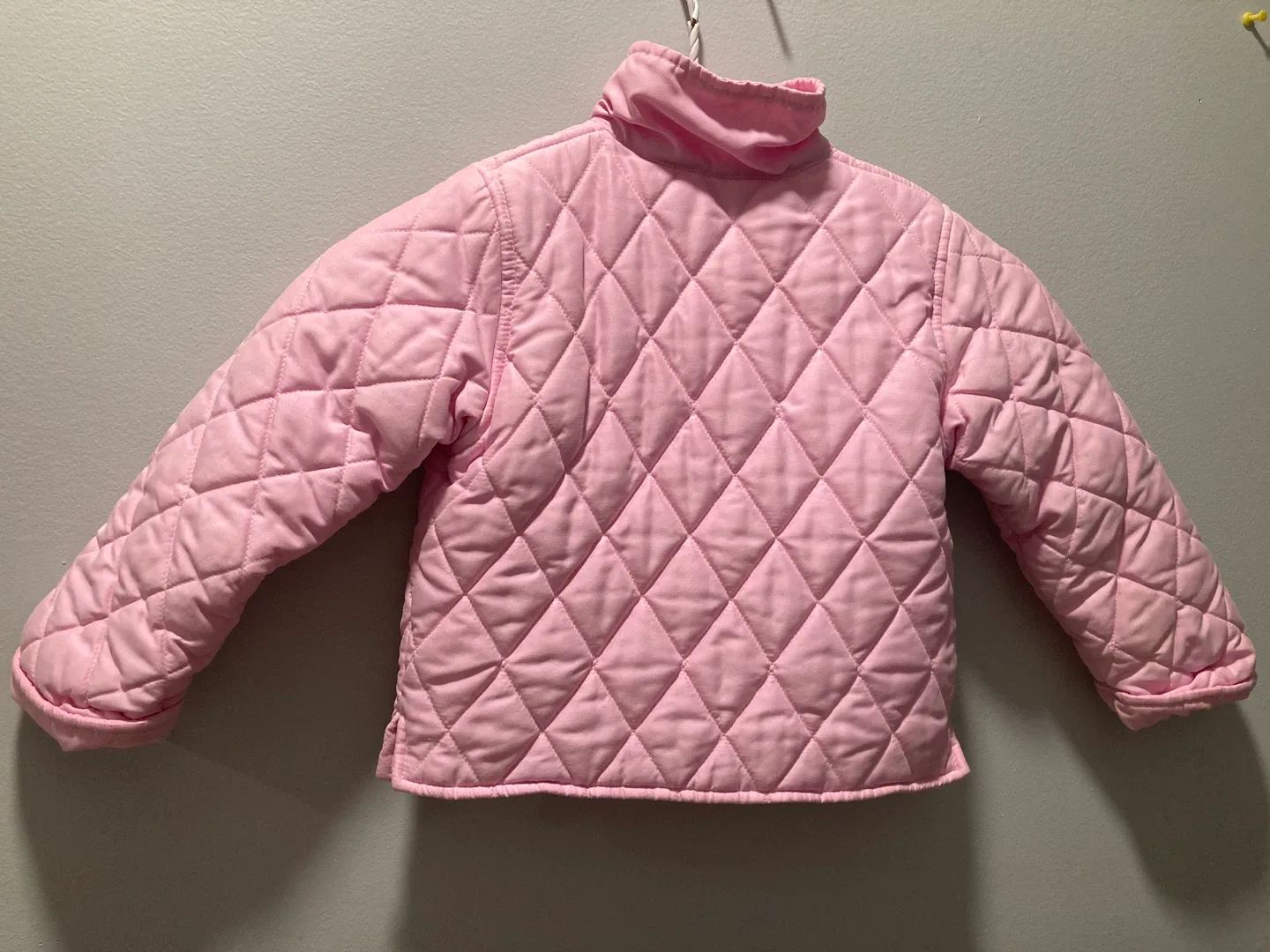 The Children's Place Pink Quilted Jacket - Size 5 image indicator(2)