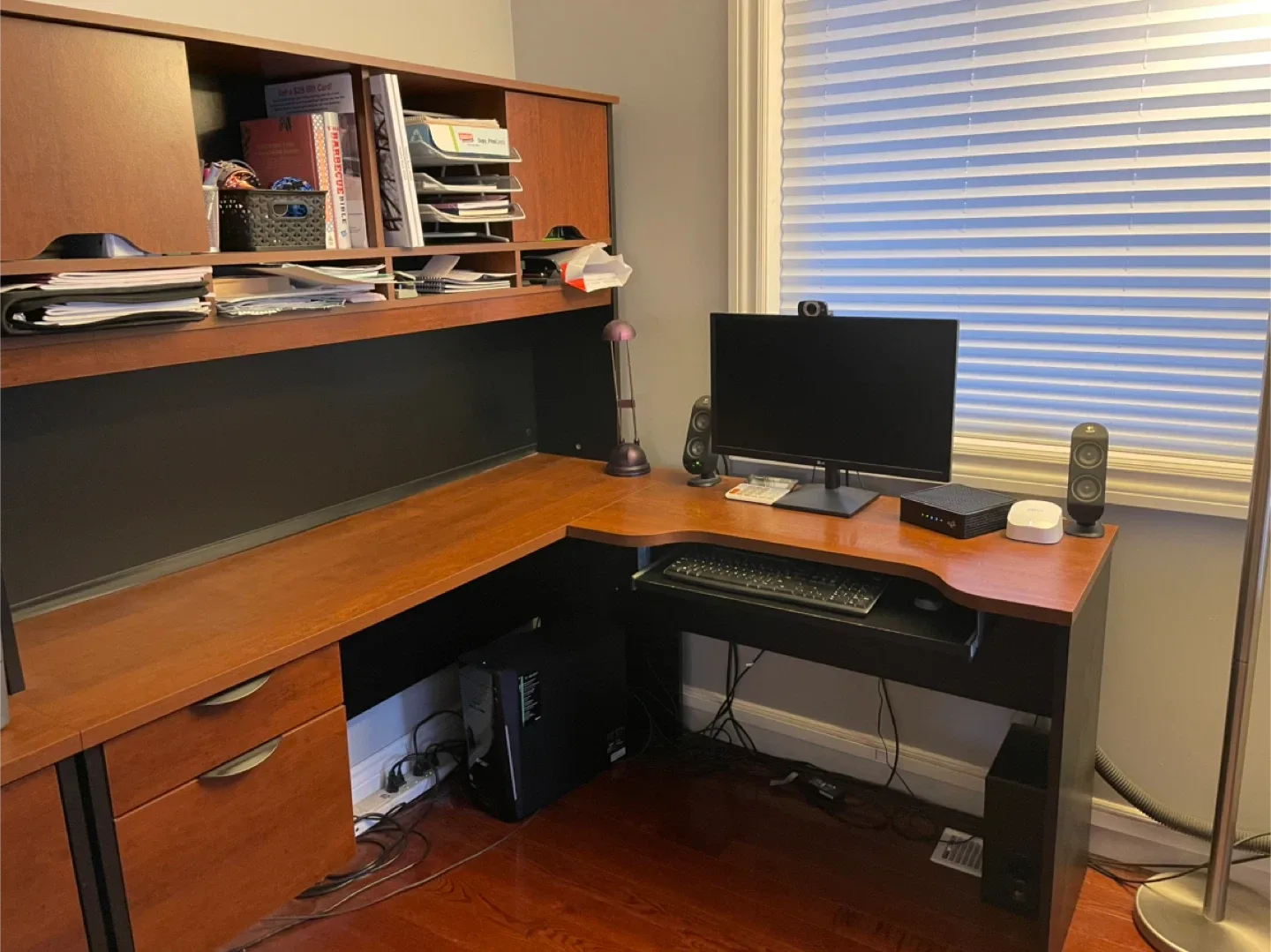 Corner Desk with Hutch - Great Condition