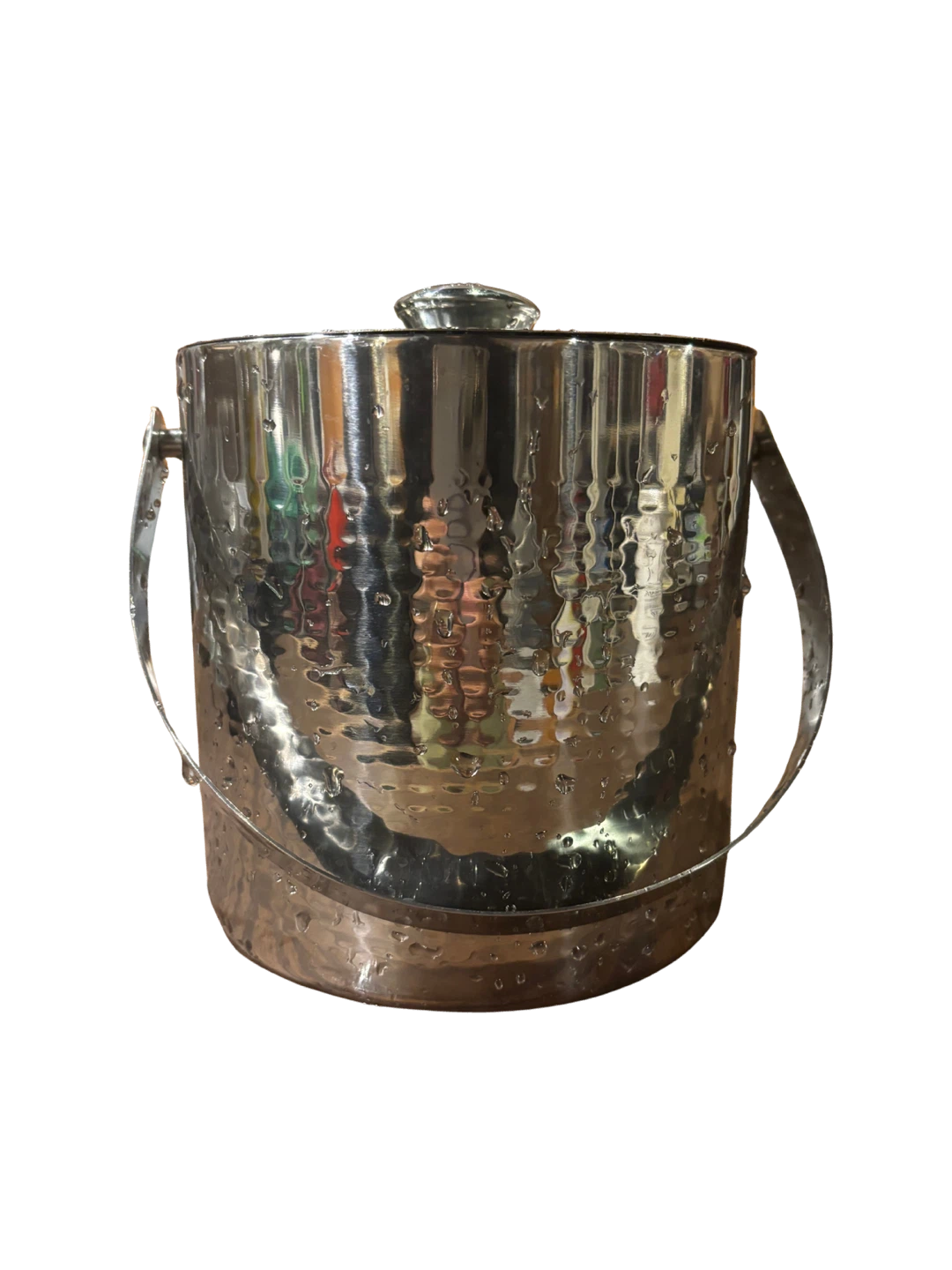 Silver Ice Bucket with Lid - photo 3