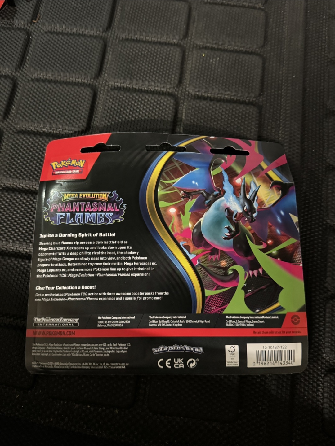 Pokemon phantasmal flames 3 packs blister - photo 2