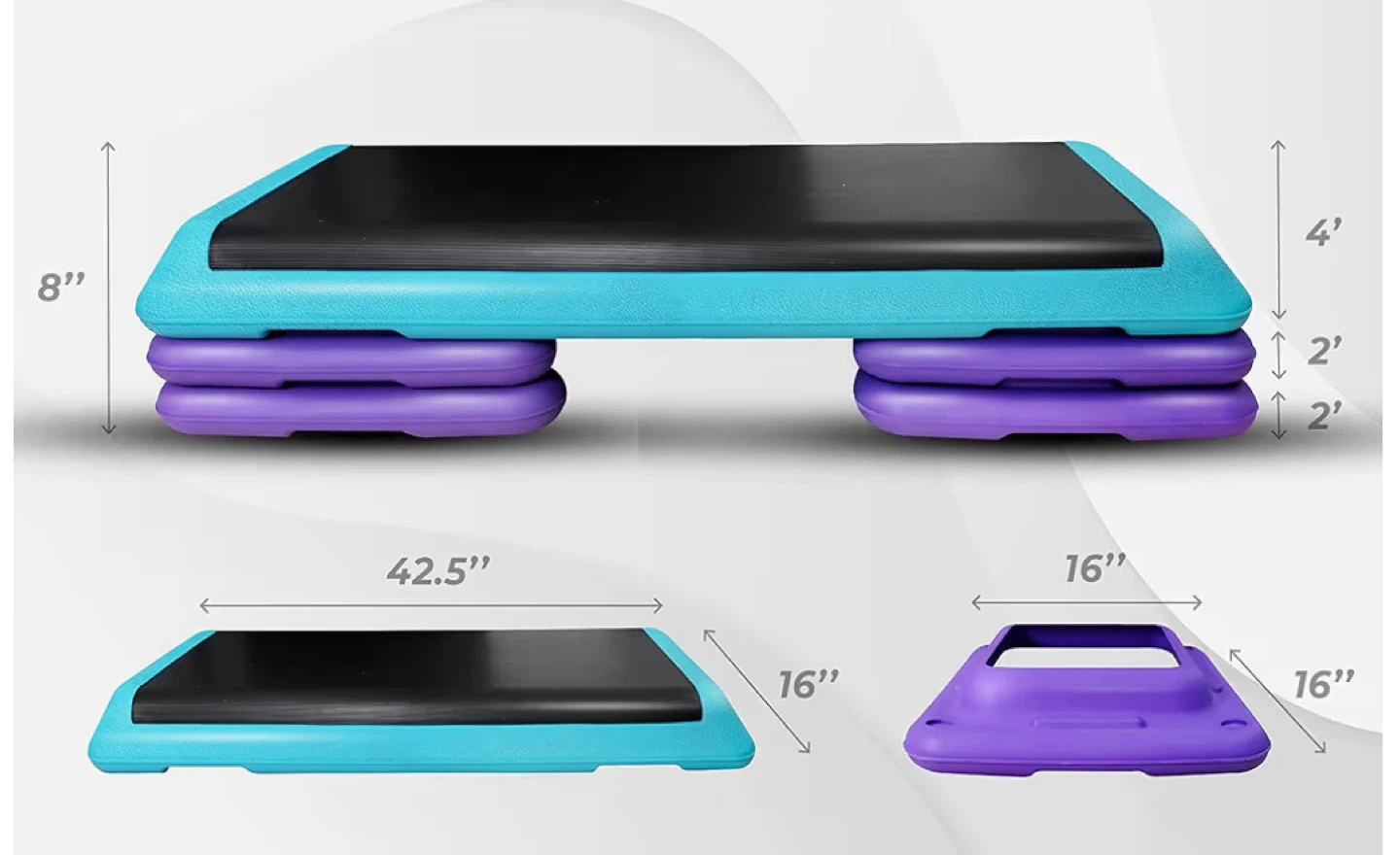 The Step Aerobic Stepper