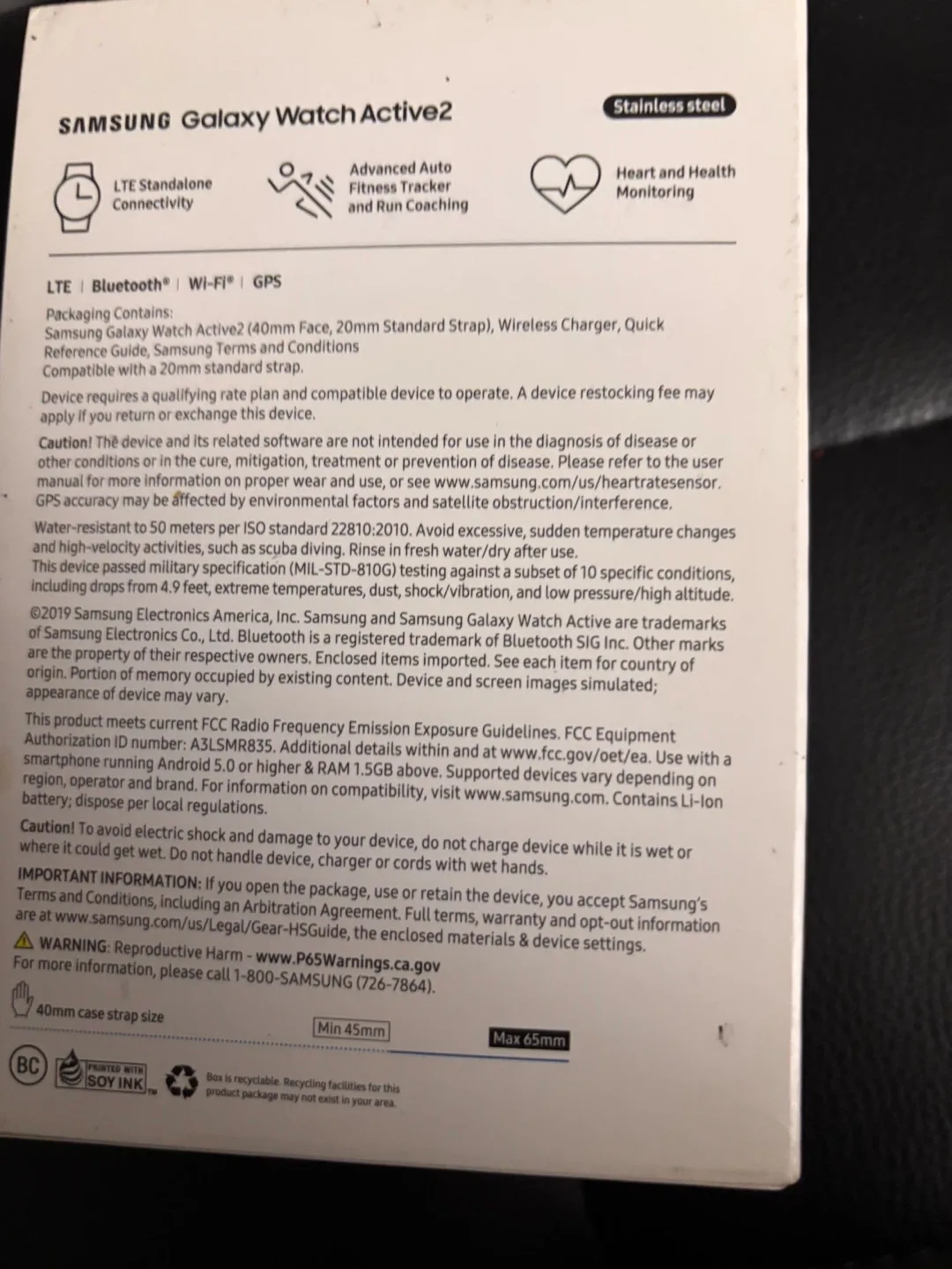 Samsung Galaxy Watch Active2 40mm LTE - Gold image indicator(4)