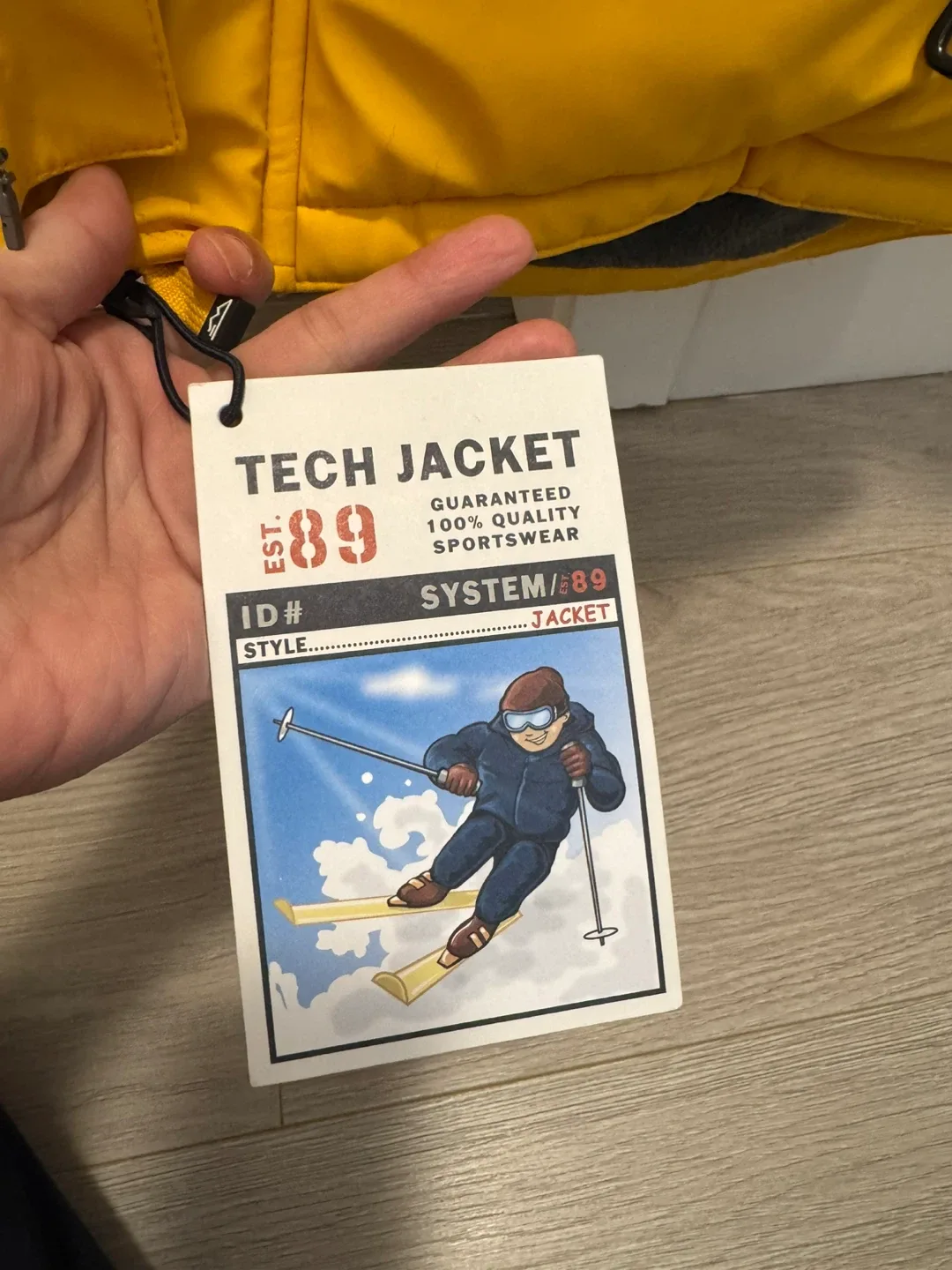 The Children's Place Yellow Tech Jacket - Size L (10/12) image indicator(3)