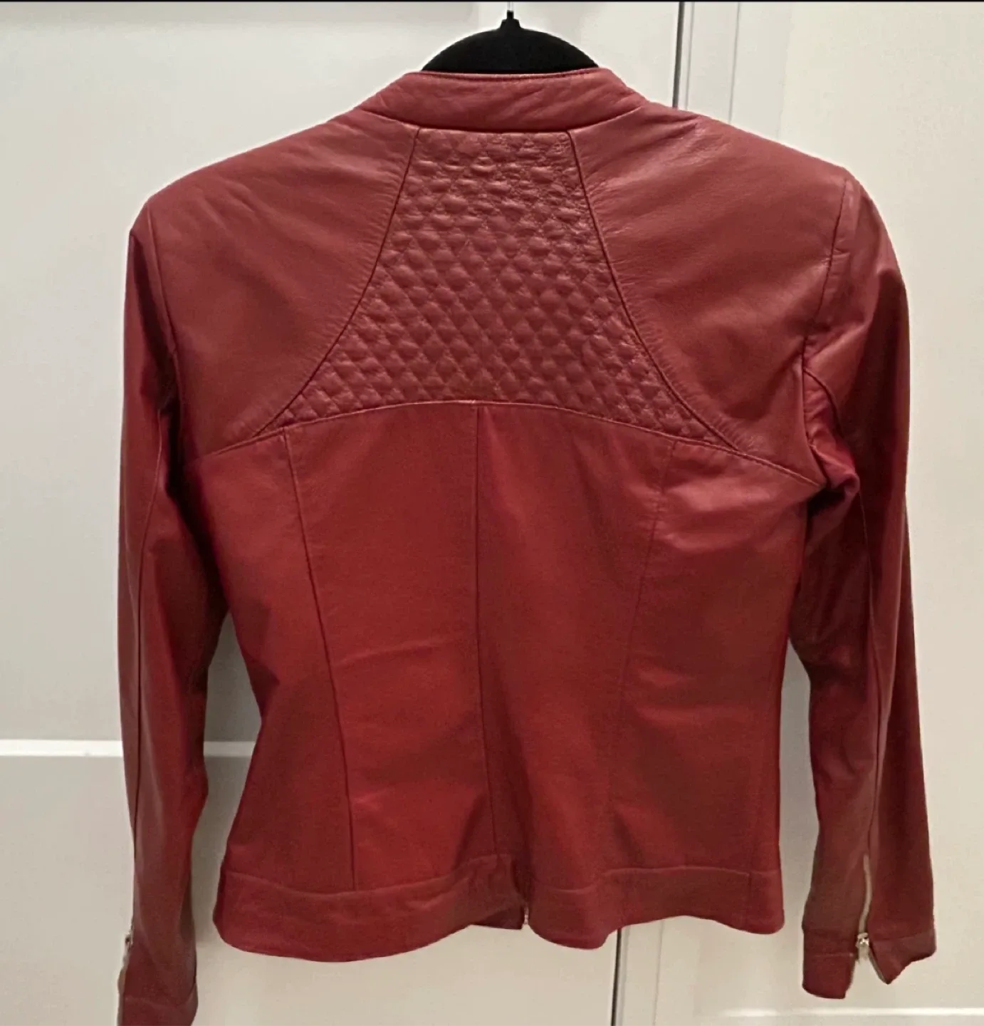 Genuine Red Leather Jacket - Small image indicator(2)