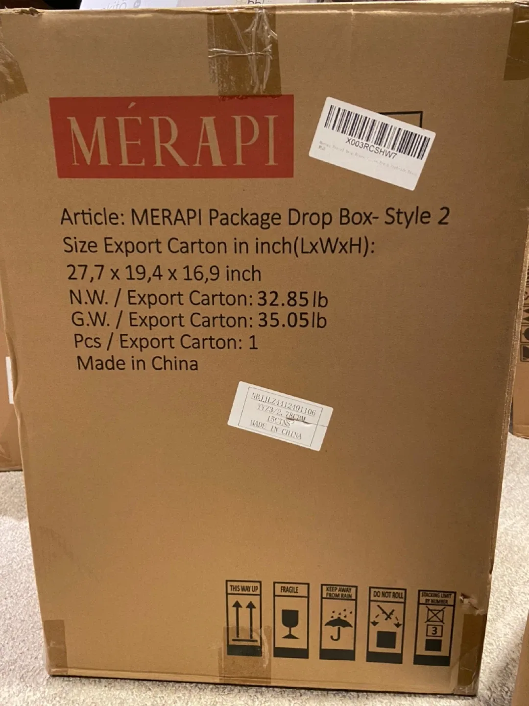 New Merapi Parcel Drop Box Large image indicator(5)