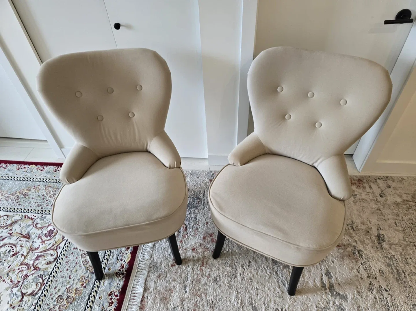 Sofa and Armchairs Set - Grey & Beige image indicator(4)