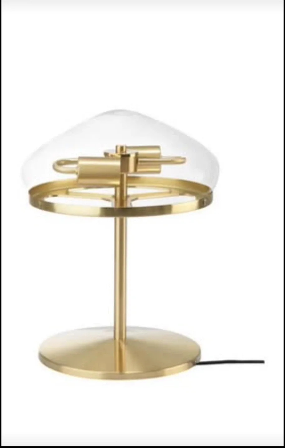 IKEA ÅTERSKEN Table Lamp - LED Bulb, Clear Glass