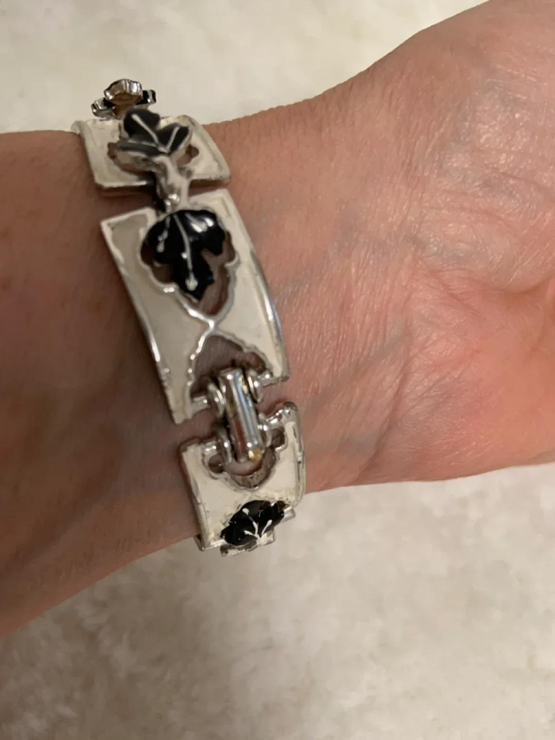 Vintage Jolle Art Deco Enamel Bracelet image indicator(5)